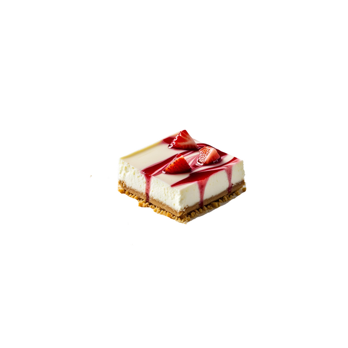 Gâteau au fauxmage à la crème aux fraises sans gluten **GTA UNIQUEMENT**