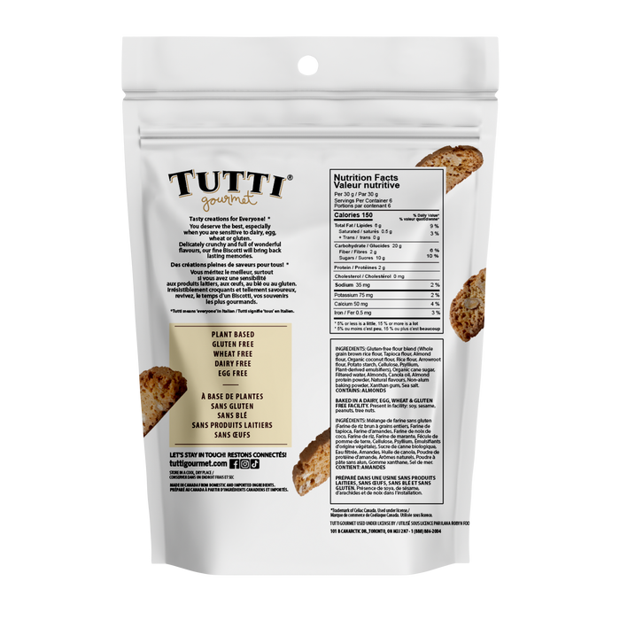 Tutti Gourmet Almond Biscotti 180g