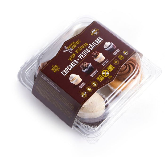 Chocolate & Vanilla Cupcake 4-pack 320g **GTA ONLY**