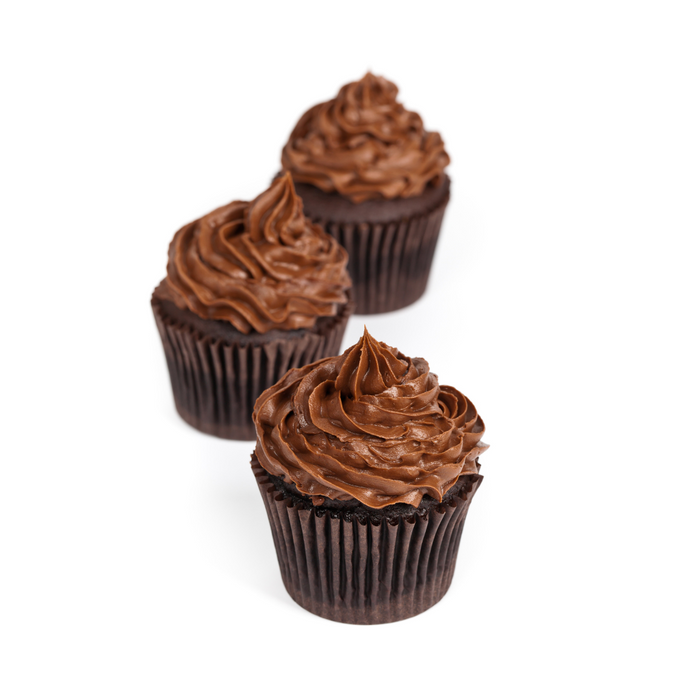 Cupcake au chocolat sans gluten - paquet de 6 **GTA UNIQUEMENT**