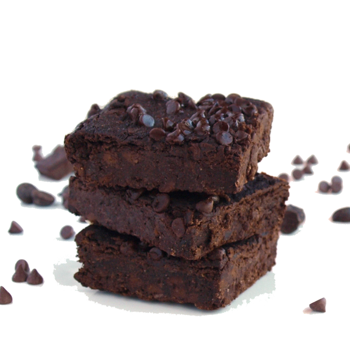 Shockingly Healthy! Paquet de 4 brownies double chocolat sans gluten (280g) **GTA UNIQUEMENT**