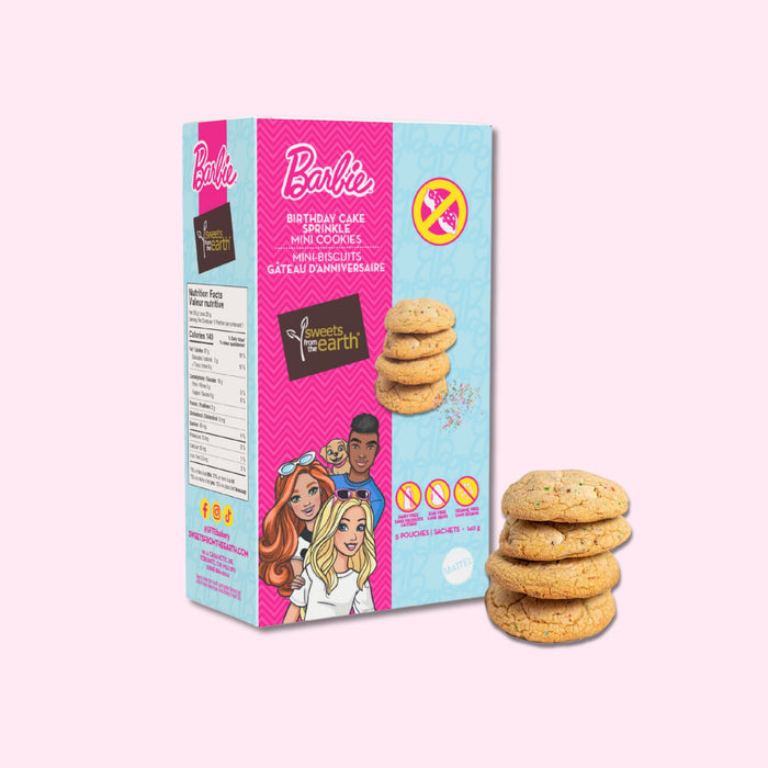Barbie Birthday Cake Sprinkle Mini Cookies - 28g x 5