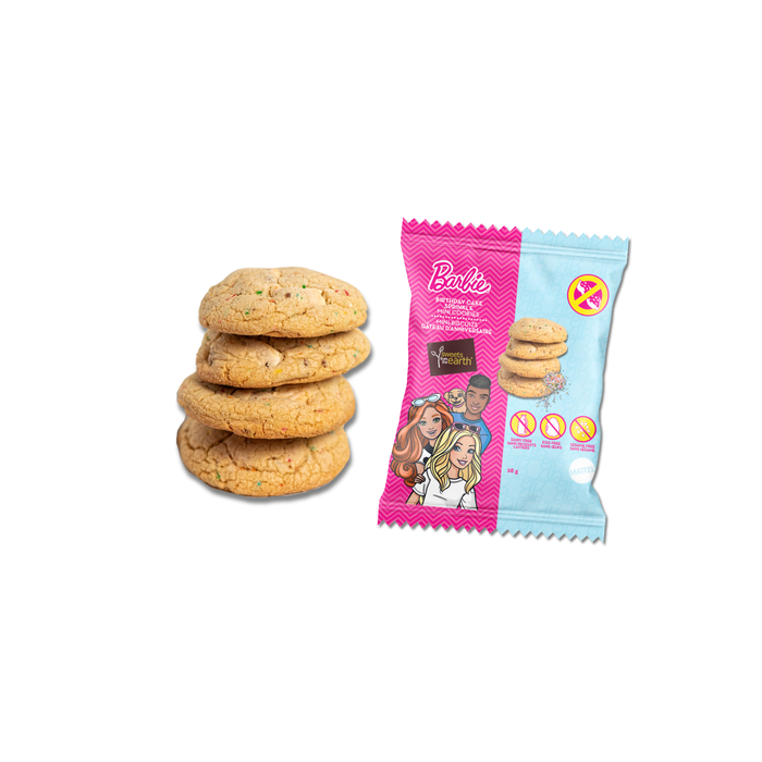 Barbie Birthday Cake Sprinkle Mini Cookies - 28g x 5