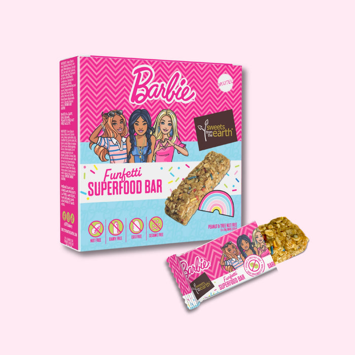 Barbie Funfetti Superfood Bars - 24g x 5