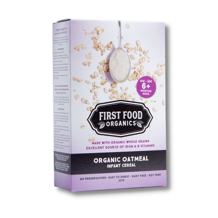 Céréales infantiles à l'avoine biologique First Food Organics - 227g 