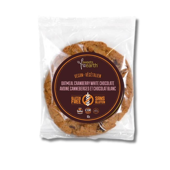 Gluten Free Oatmeal Cranberry White Chocolate Cookie - 65g x 6 pack