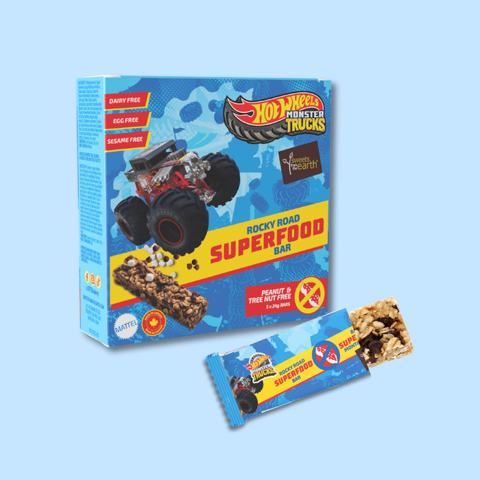 Hot Wheels Rocky Road Superfood Bars - 24g x 5