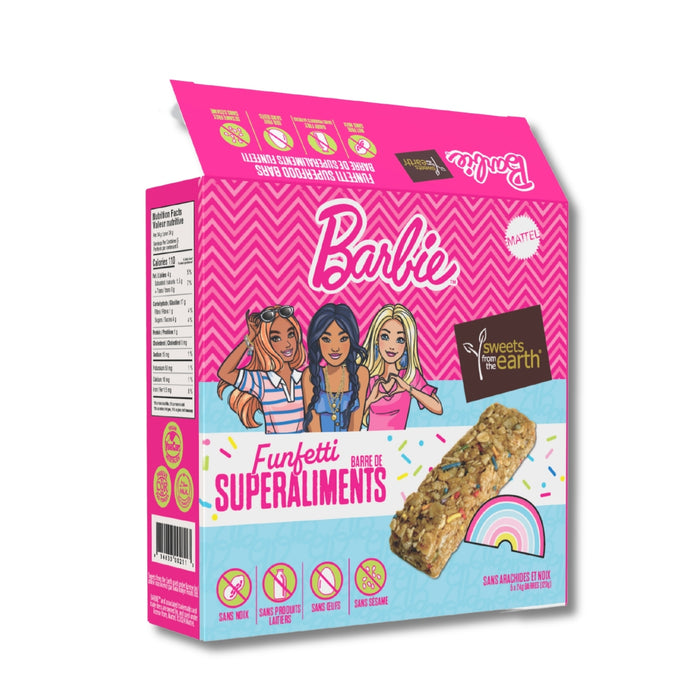 Barbie Funfetti Superfood Bars - 24g x 5