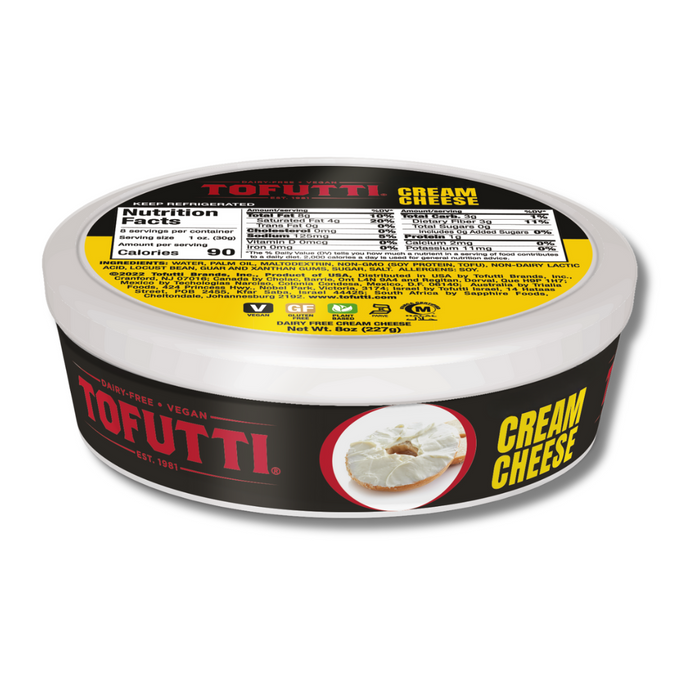 Tofutti Plant-Based Plain Cream Cheese 227g **GTA ONLY**