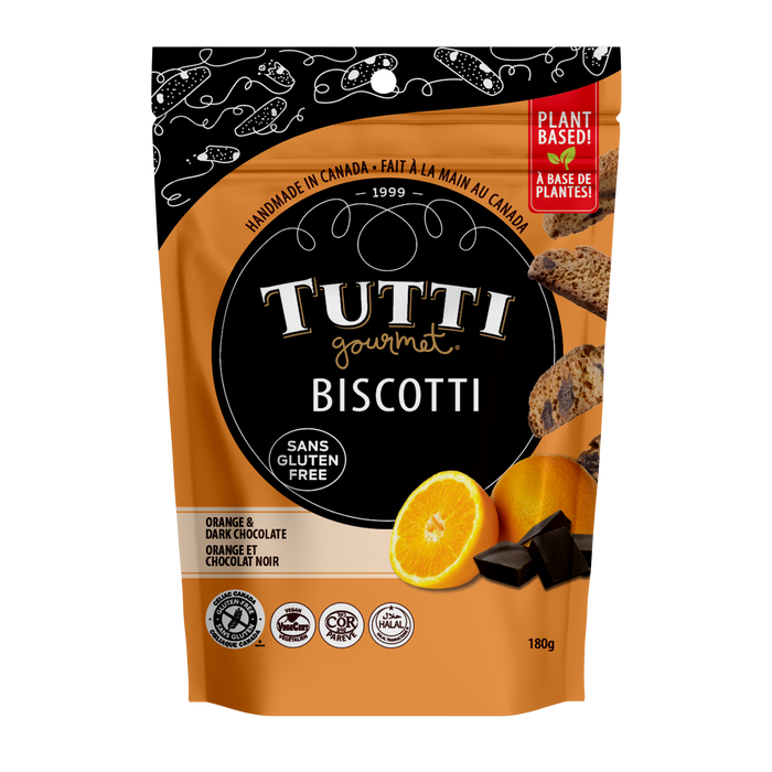 Tutti Gourmet - Biscotti Orange et Chocolat Noir 180g