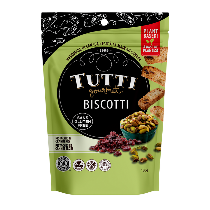 Tutti Gourmet - Biscotti pistaches et canneberges 180g