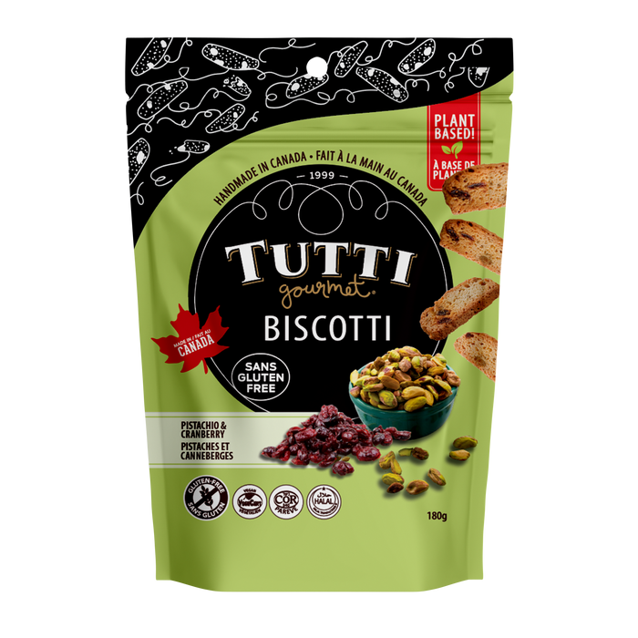 Tutti Gourmet Pistachio & Cranberry Biscotti 180g