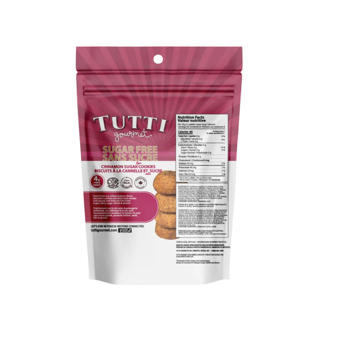 Tutti Gourmet Sugar Free Cinnamon Sugar{less} Cookies 142g