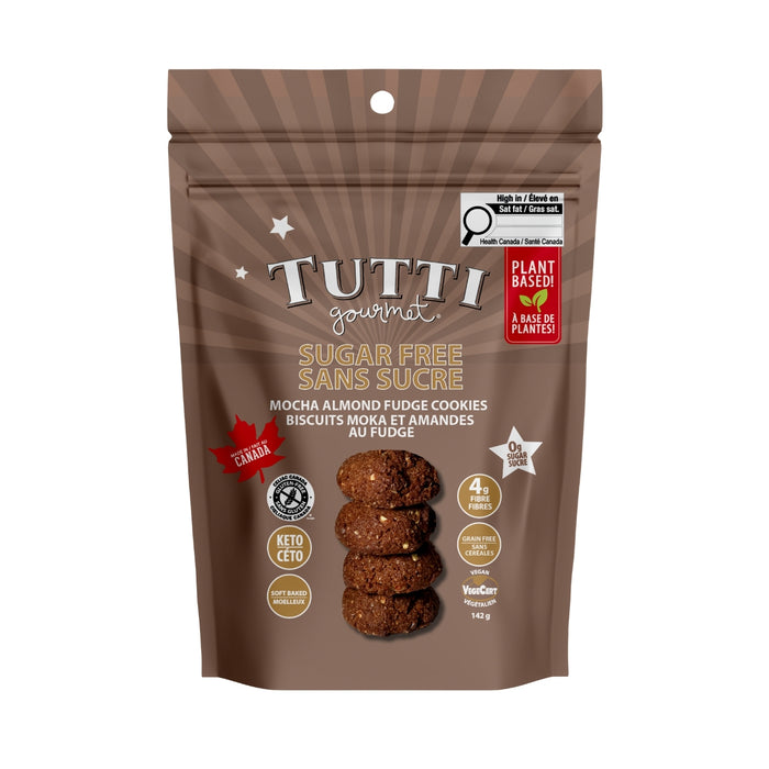 Tutti Gourmet Sugar Free Mocha Almond Fudge Cookies 142g