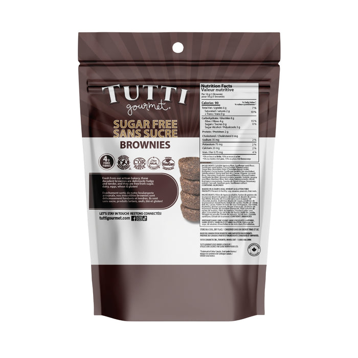 Tutti Gourmet - Brownies sans sucres 142g