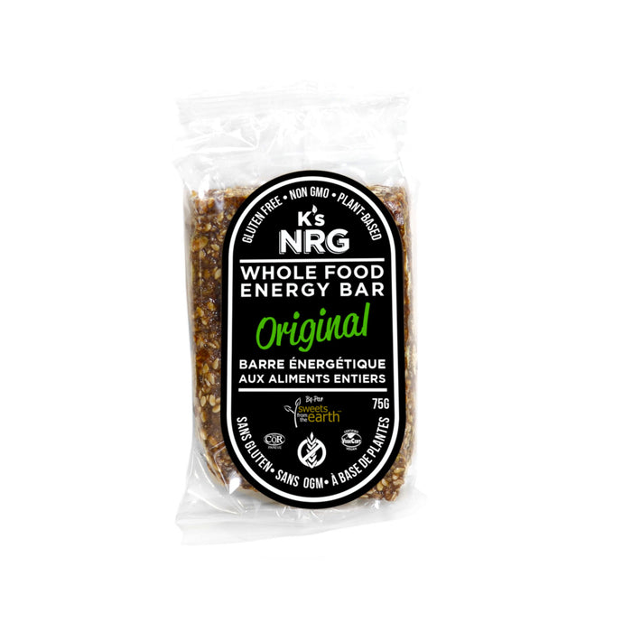 Barre énergétique aux aliments entiers saveur Originale K's NRG - 75g x 6 pack